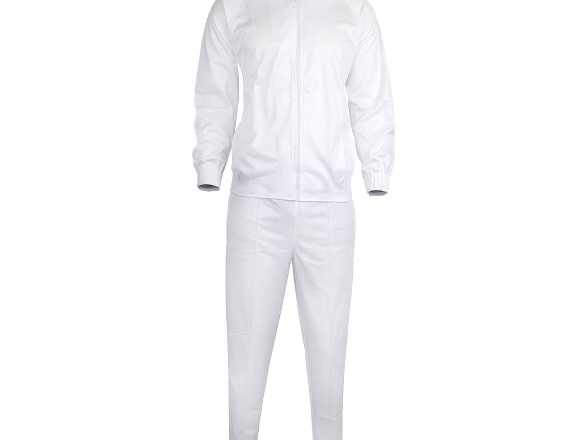 White full tracksuit mens cheap